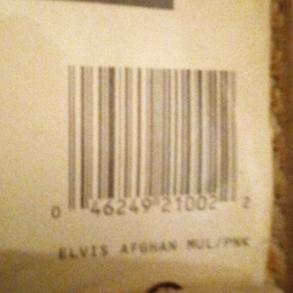 Elvis Presley afghan pattern based on stamp of Elvis published in 1992 by USPS - Picture 4 of 4